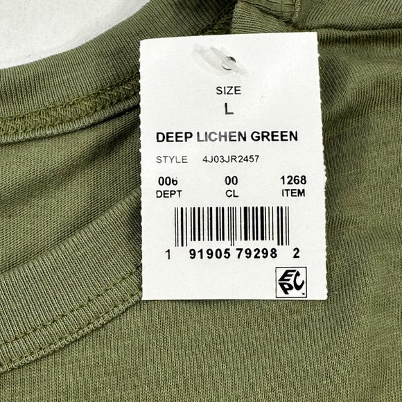 Zoe And Liv Women's Sz Large I Report To My Cat Short Sleeve Tee Shirt Green New - Picture 4 of 11